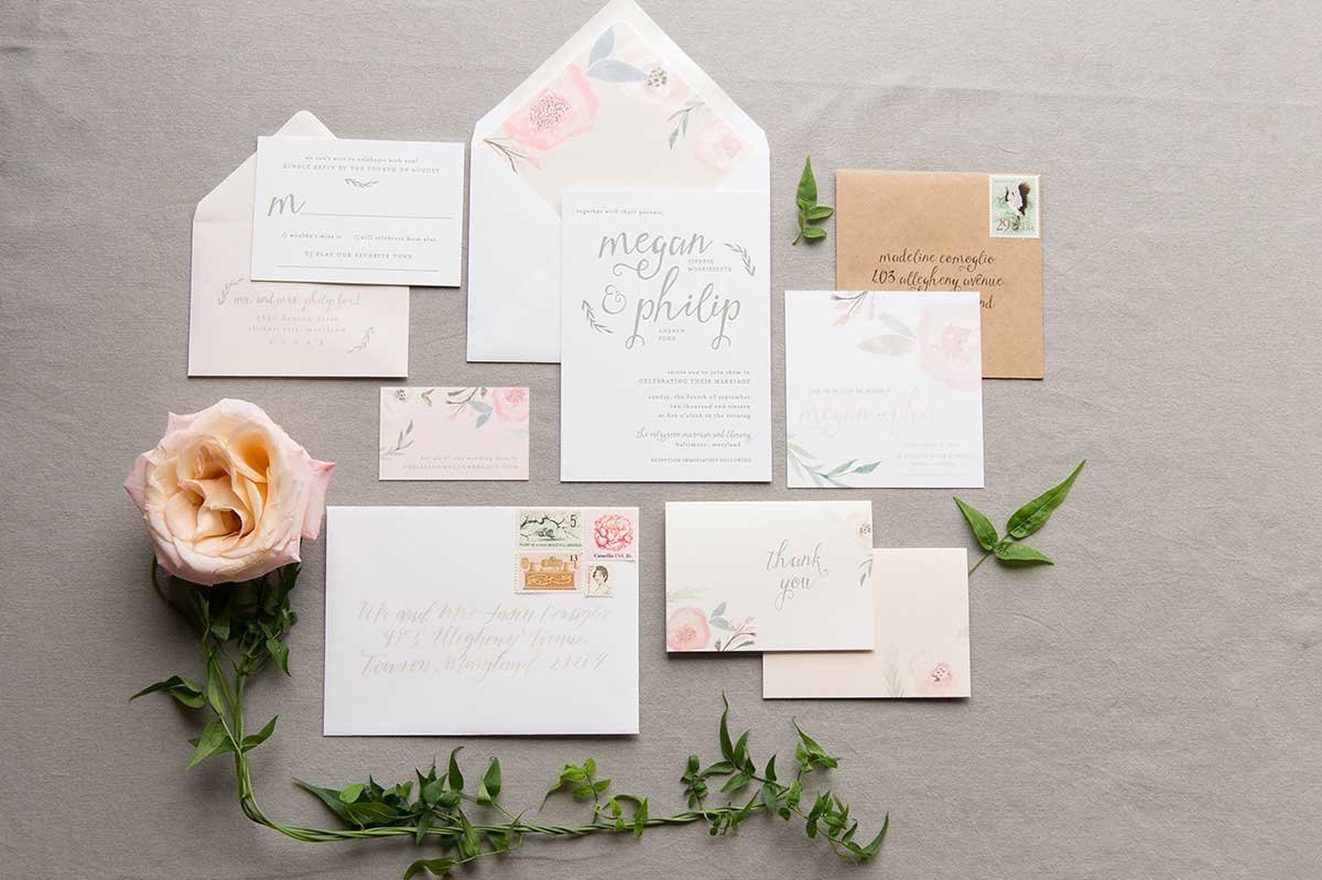 MeganPhil-Letterpress-Floral-InvitationSuite-Evergreen