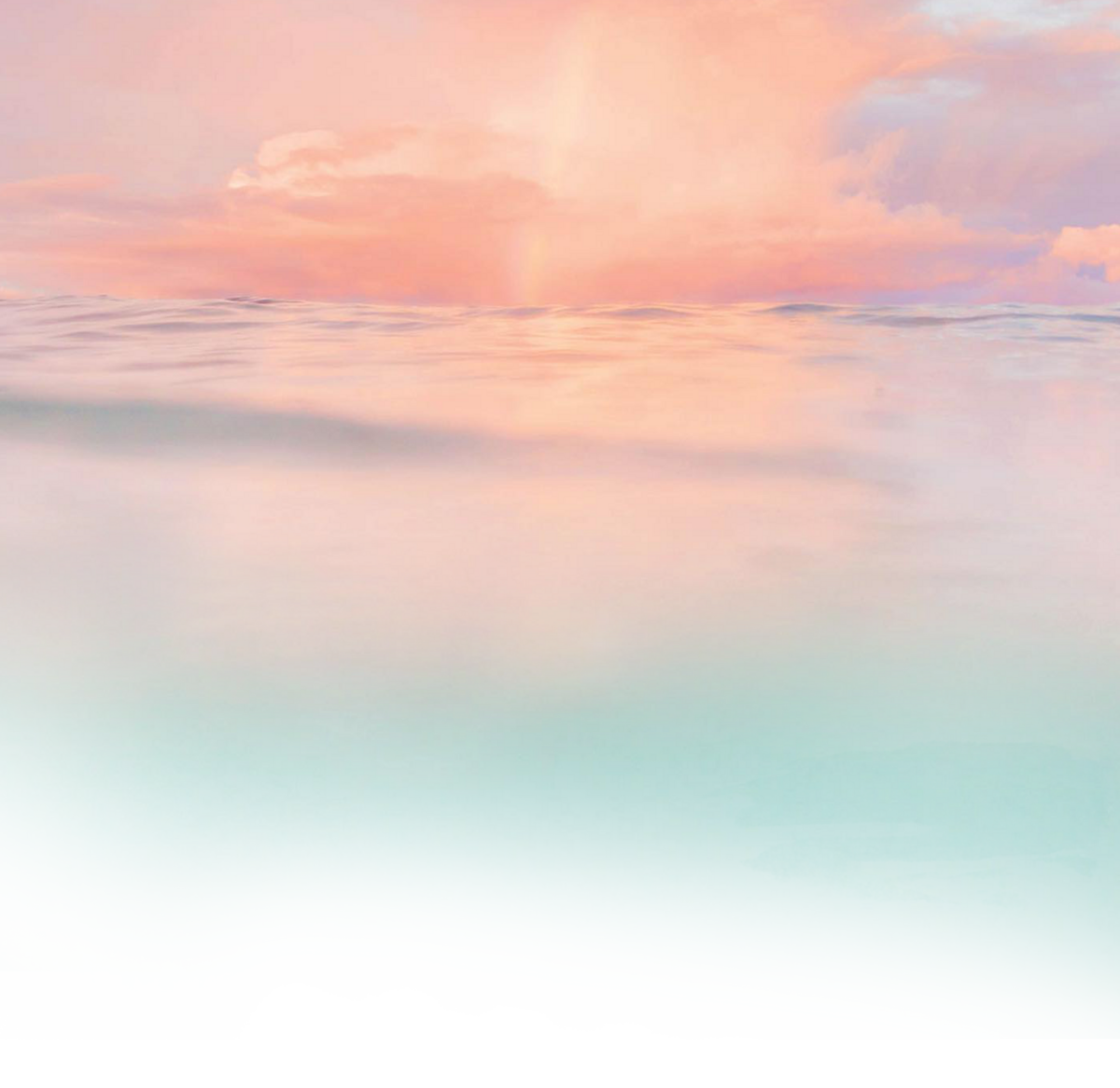 Pastel ocean photography by Love + Water on Maui