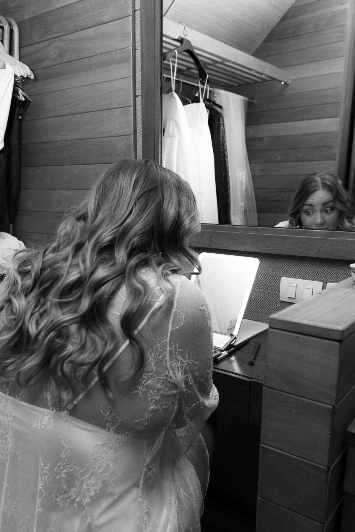 Lynzie and David Getting Ready-3