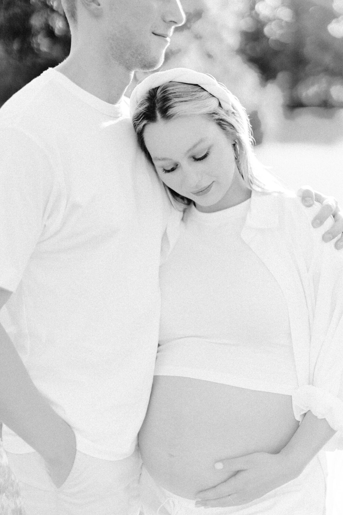 Lotje & Stef - Laura de Roeck Photography-38-zw Zwangerschapsshoot Pregnancy Shoot