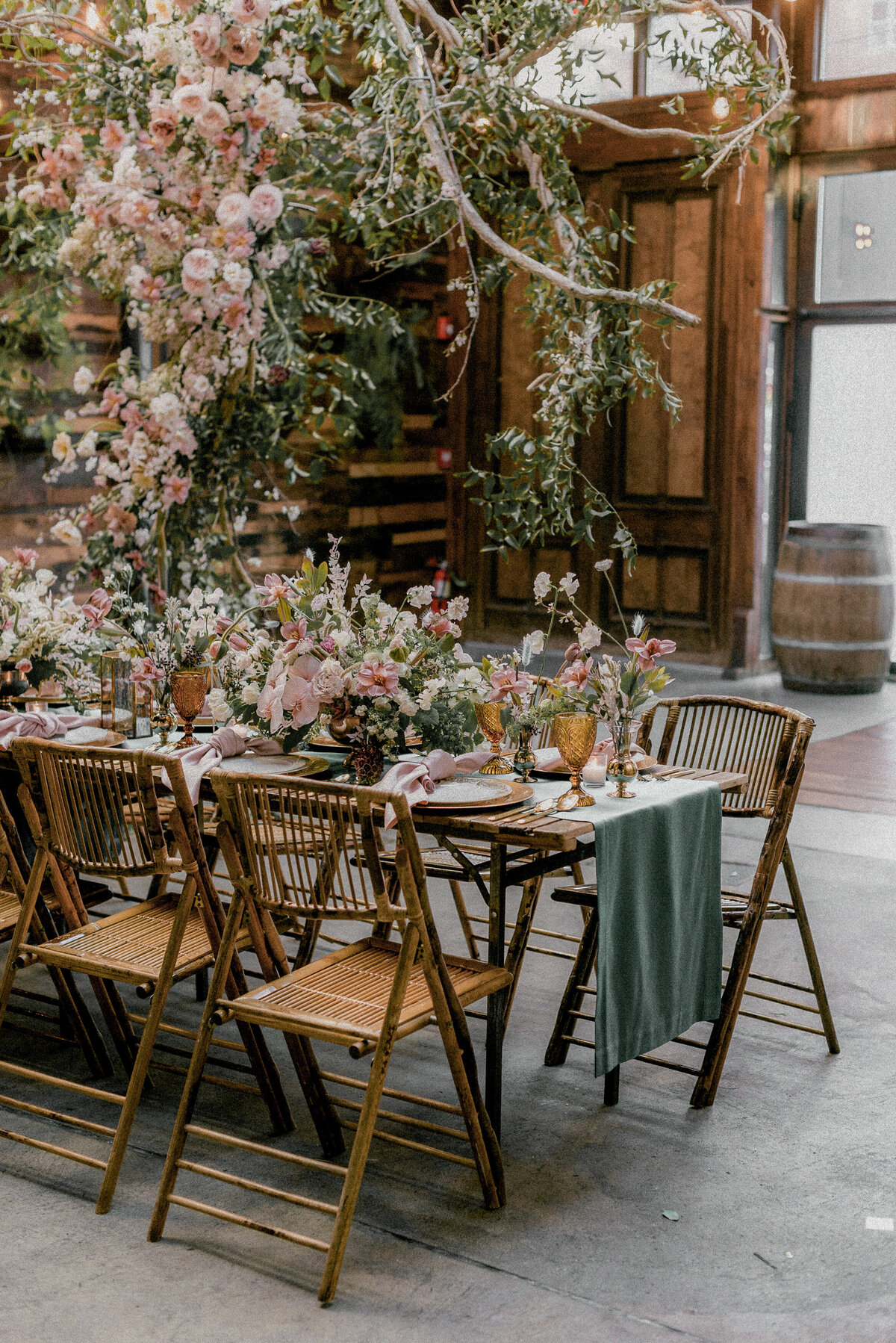 Faye Fern Creative | Wedding Design, Planning + Production | Brooklyn Winery Wedding | Reception Tablescape