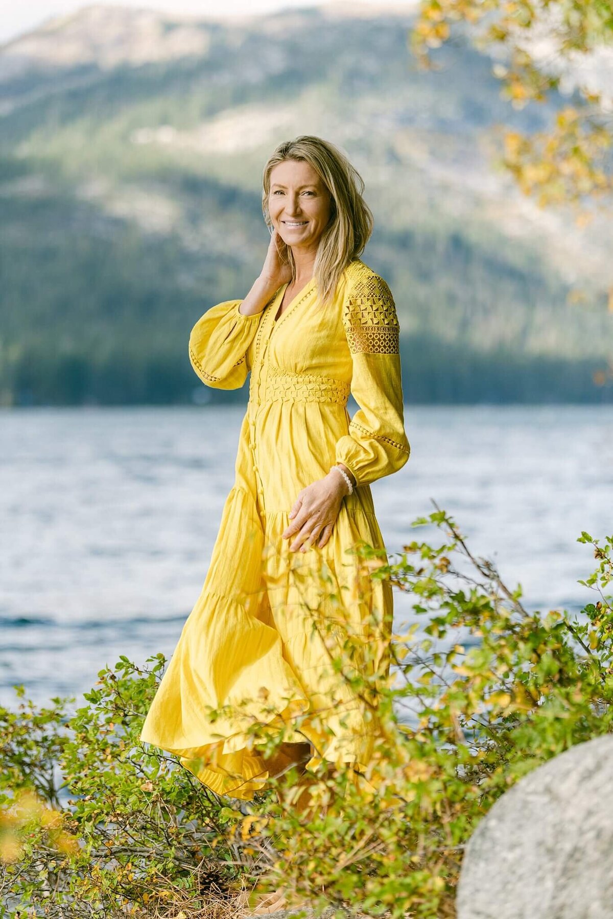 book author donner lake headshot session