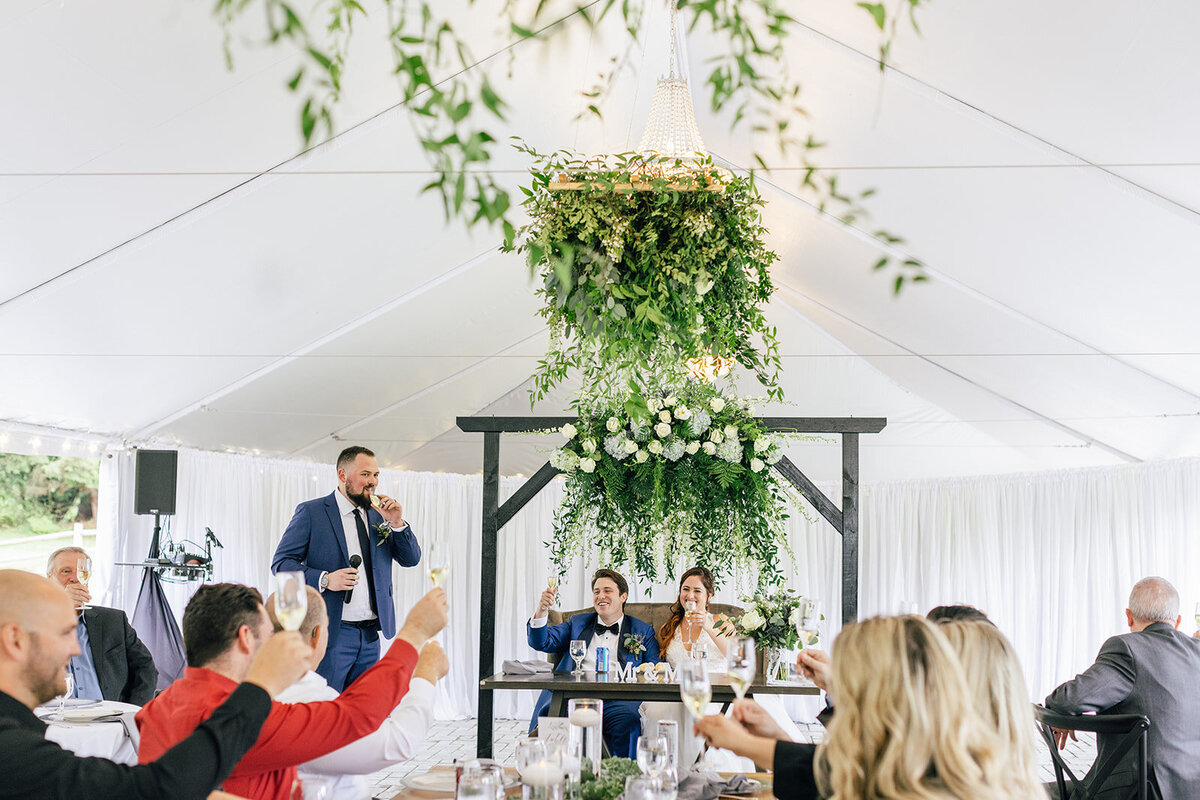 Reception tent photos by joanna monger photography