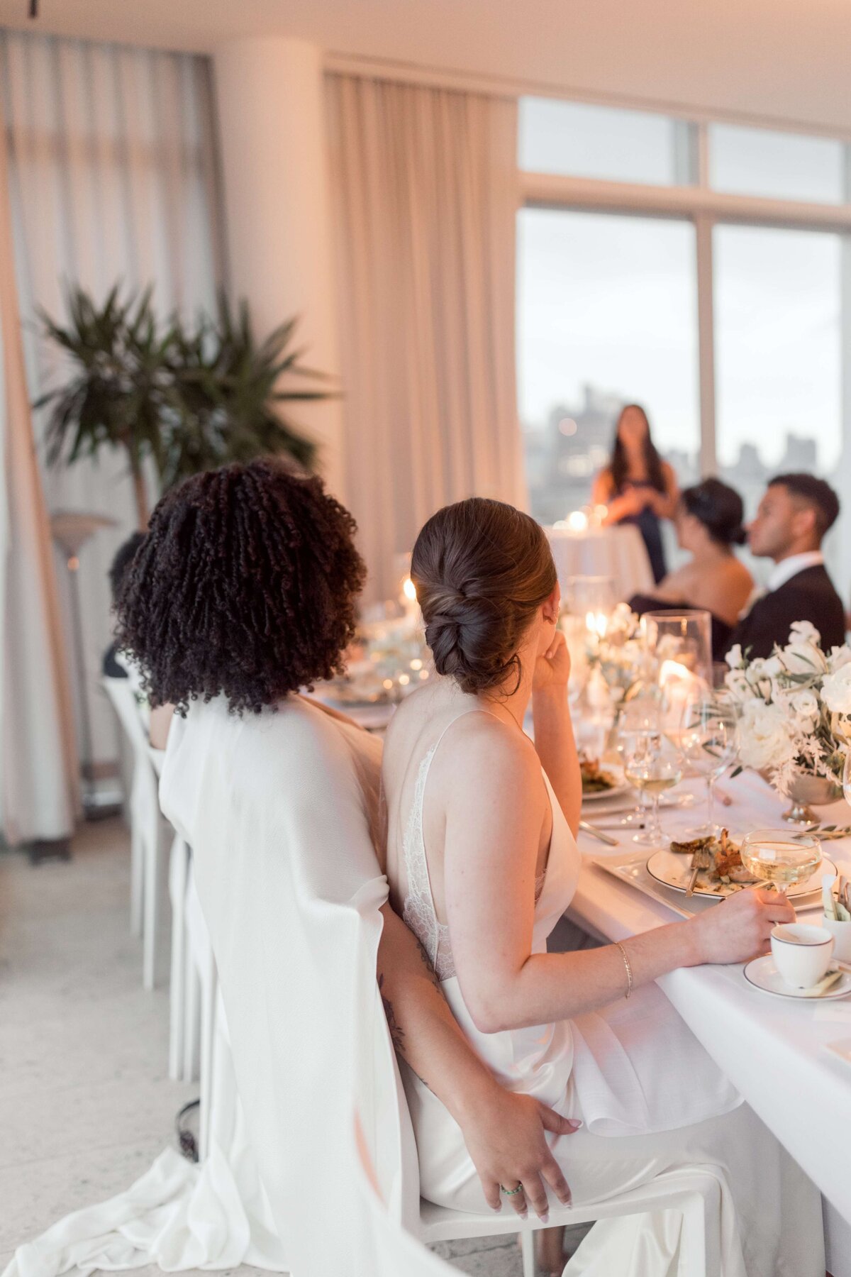 NYC Wedding Reception Sweetheart Table
