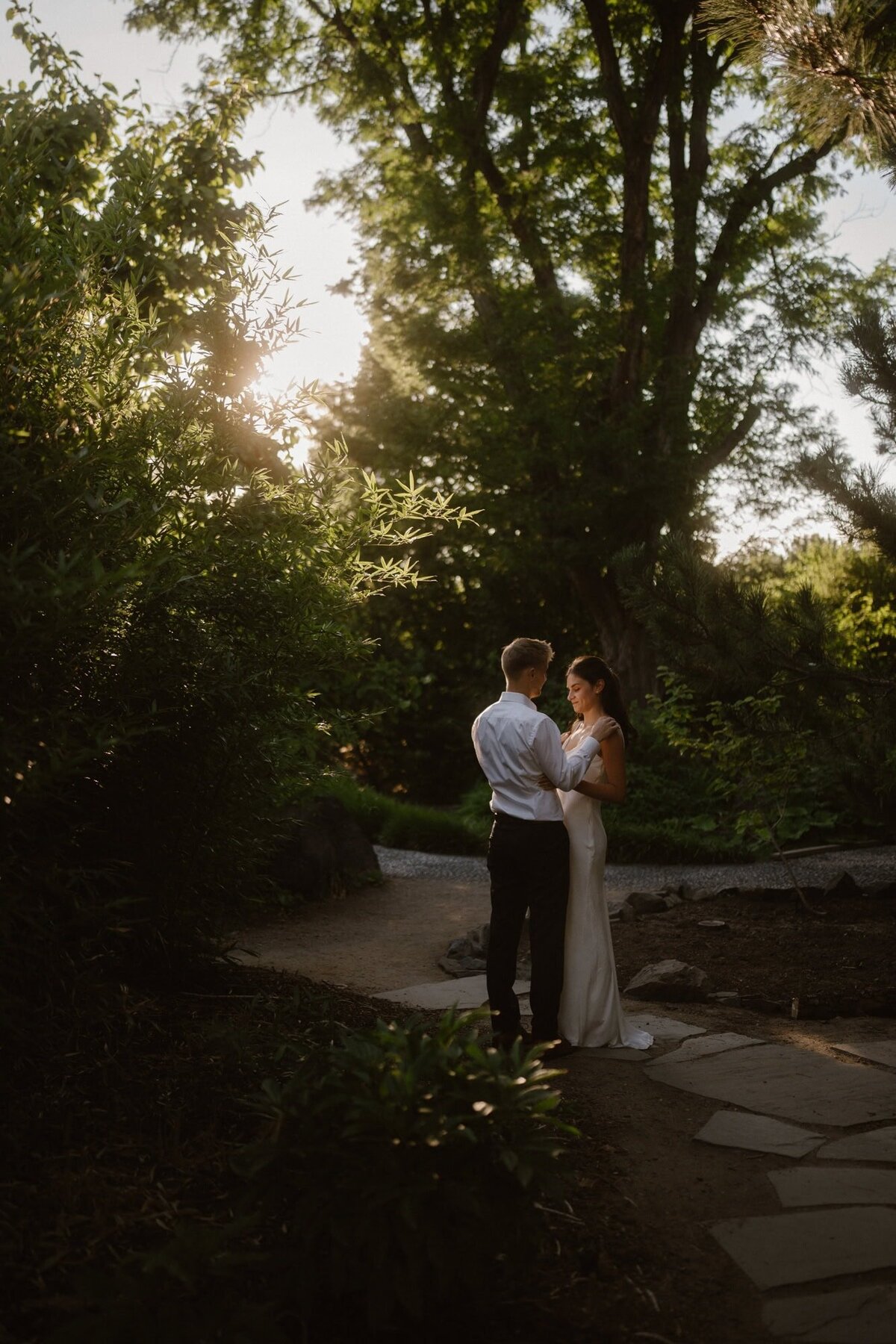 Denver Botanic Garden engagement photos
