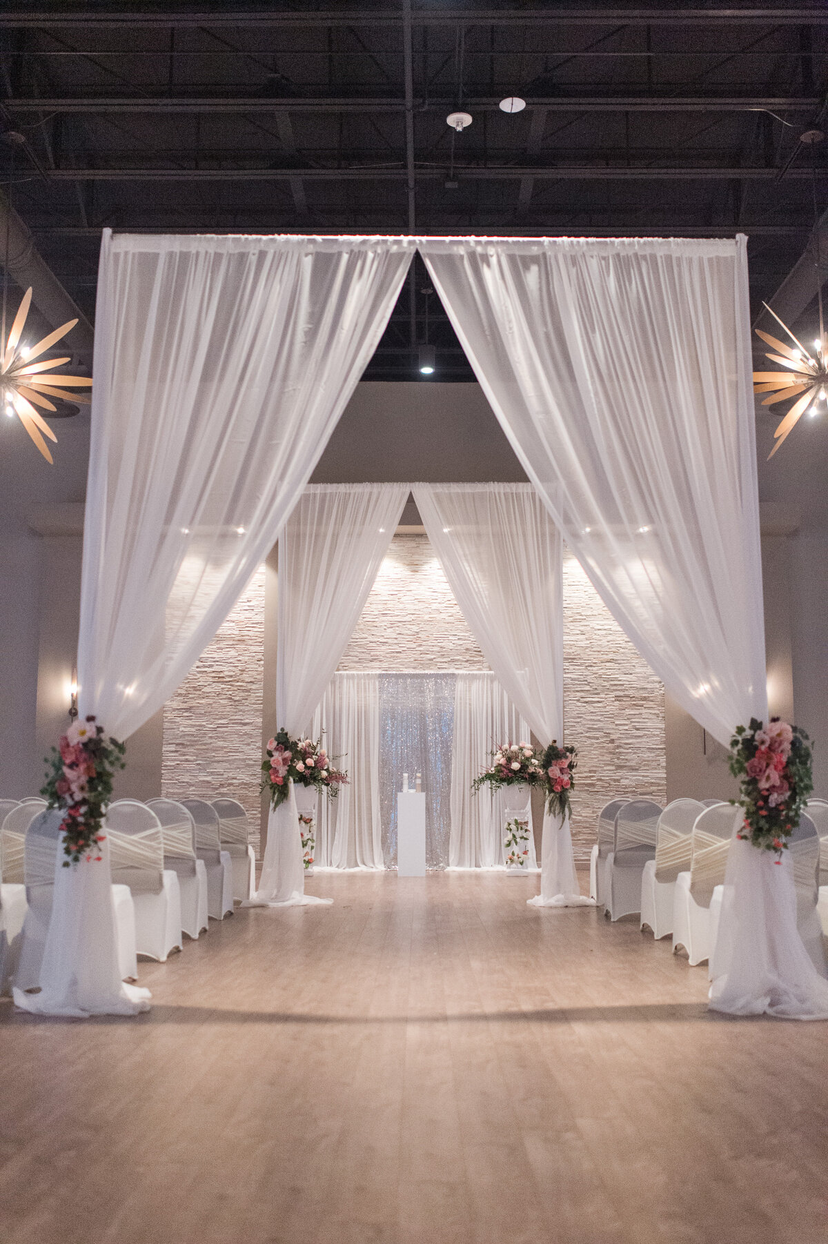 classic formal wedding ceremony decor manhattan kansas wedding photographer-3