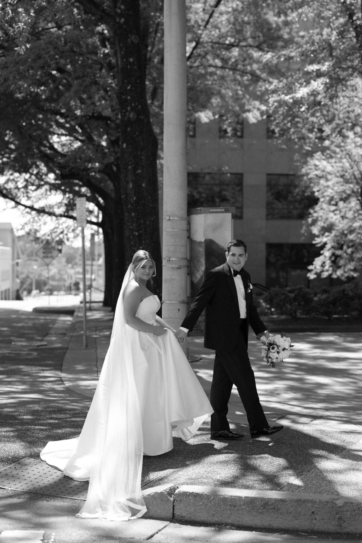 Paige and Tommy Wedding - Bride and Groom Portraits - The Press Room and St. Johns Cathedral - East Tennessee and Destination Wedding Photographer - Alaina René Photography-180