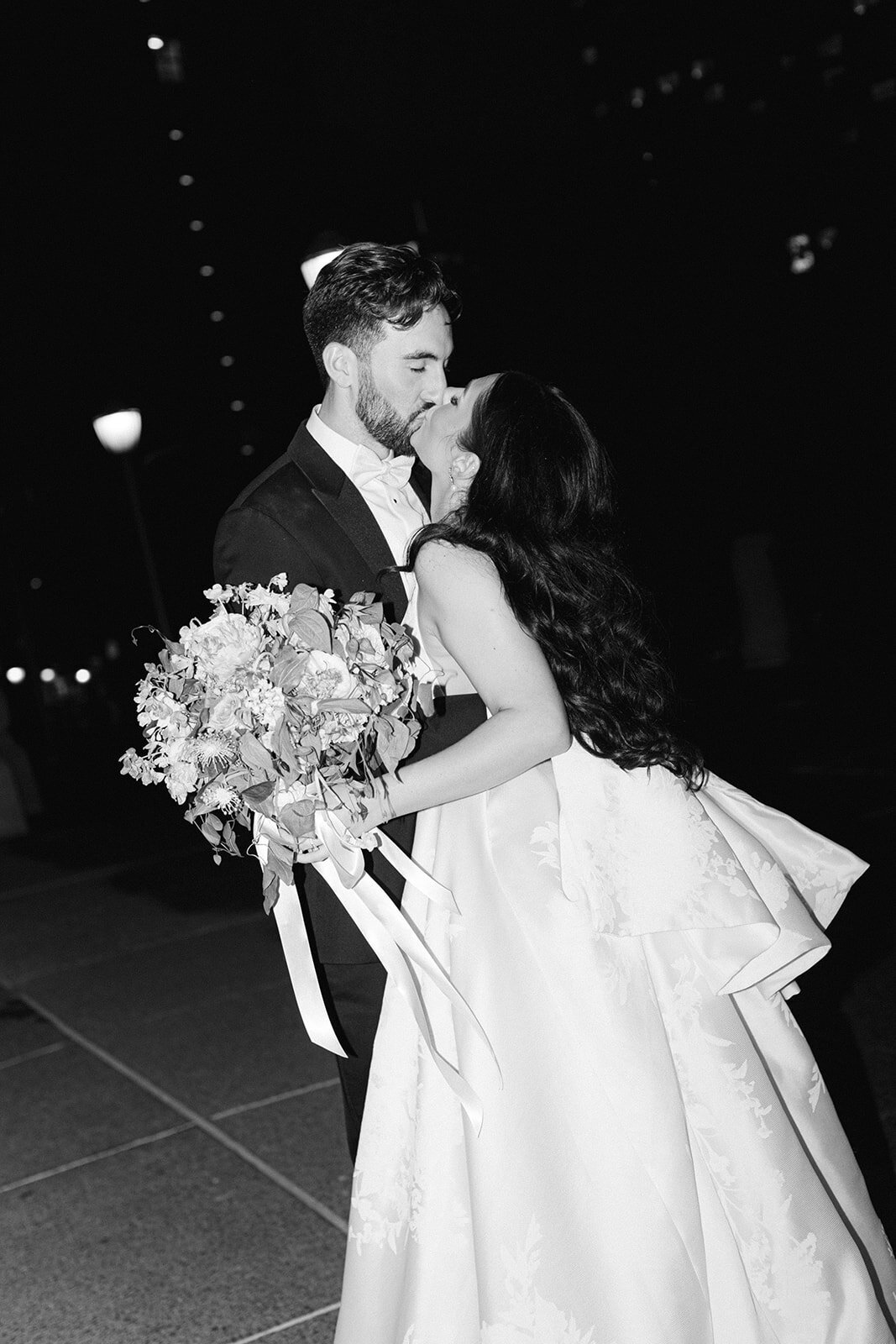 Romantic wedding reception at The Pennsylvanian, iconic Pittsburgh wedding venue