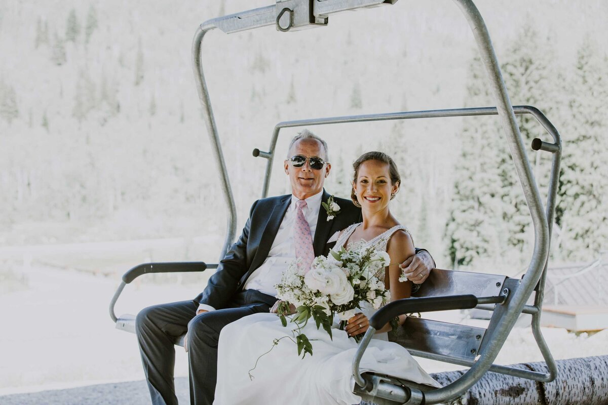 bride-on-chair-lift
