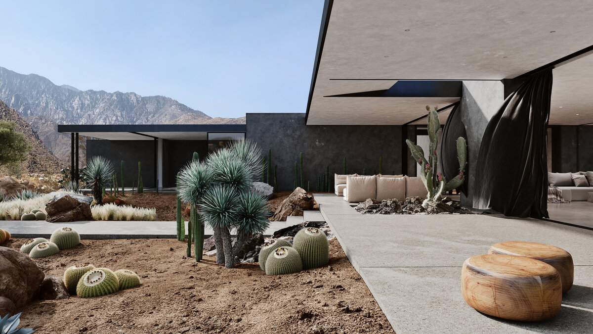 Residential project in Desert Palisades designed by Los Angeles architect