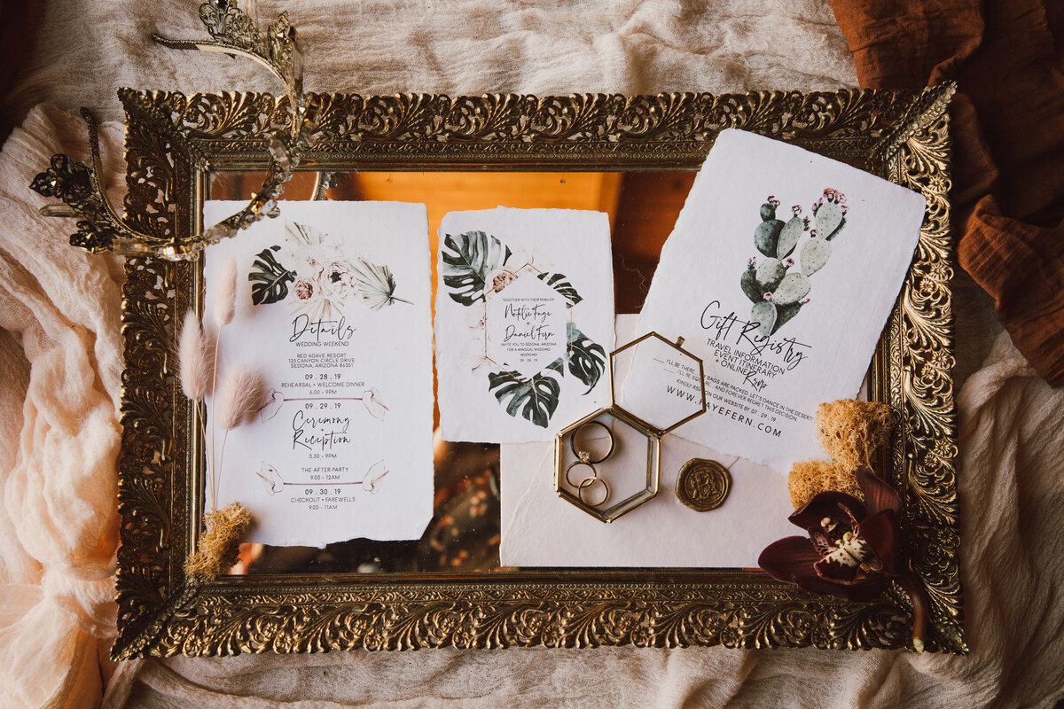 Faye Fern Creative | Wedding Design, Planning + Production | Sedona, Arizona Wedding | Invitation Suite
