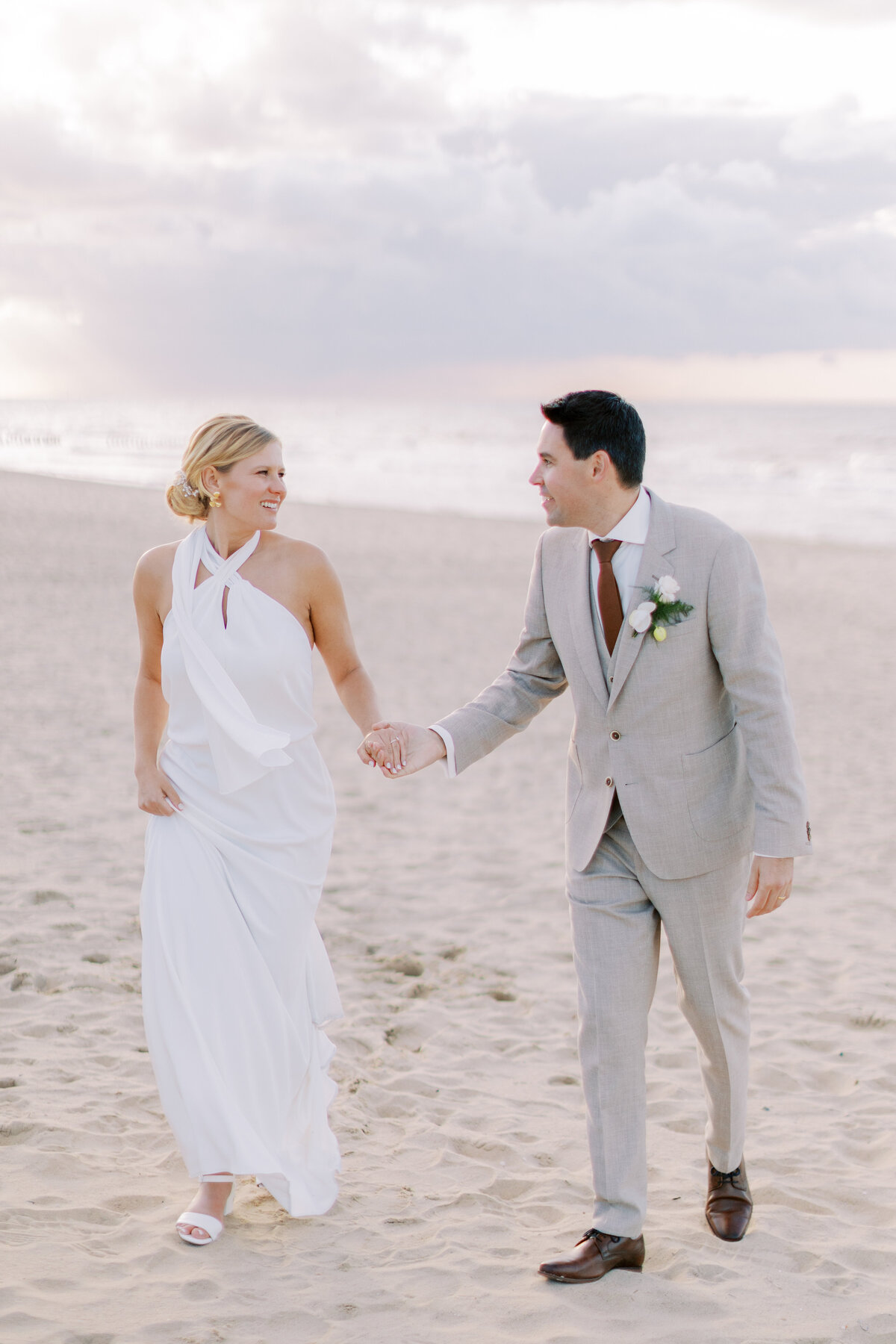 Katherine & Jean-Louis wedding - LDR Ph-747 Hotel de Blanke Top Beachclub Moio Strand Beach Wedding