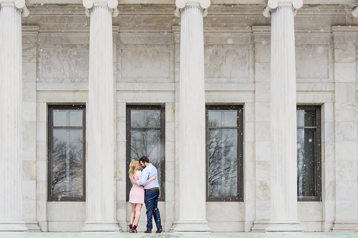 Spring 6Downtown Toledo Engagement Photos at the Toledo Museum of Art and the Docks at International Park provided by Kari Dawson top-rated Toledo, Ohio wedding photographer