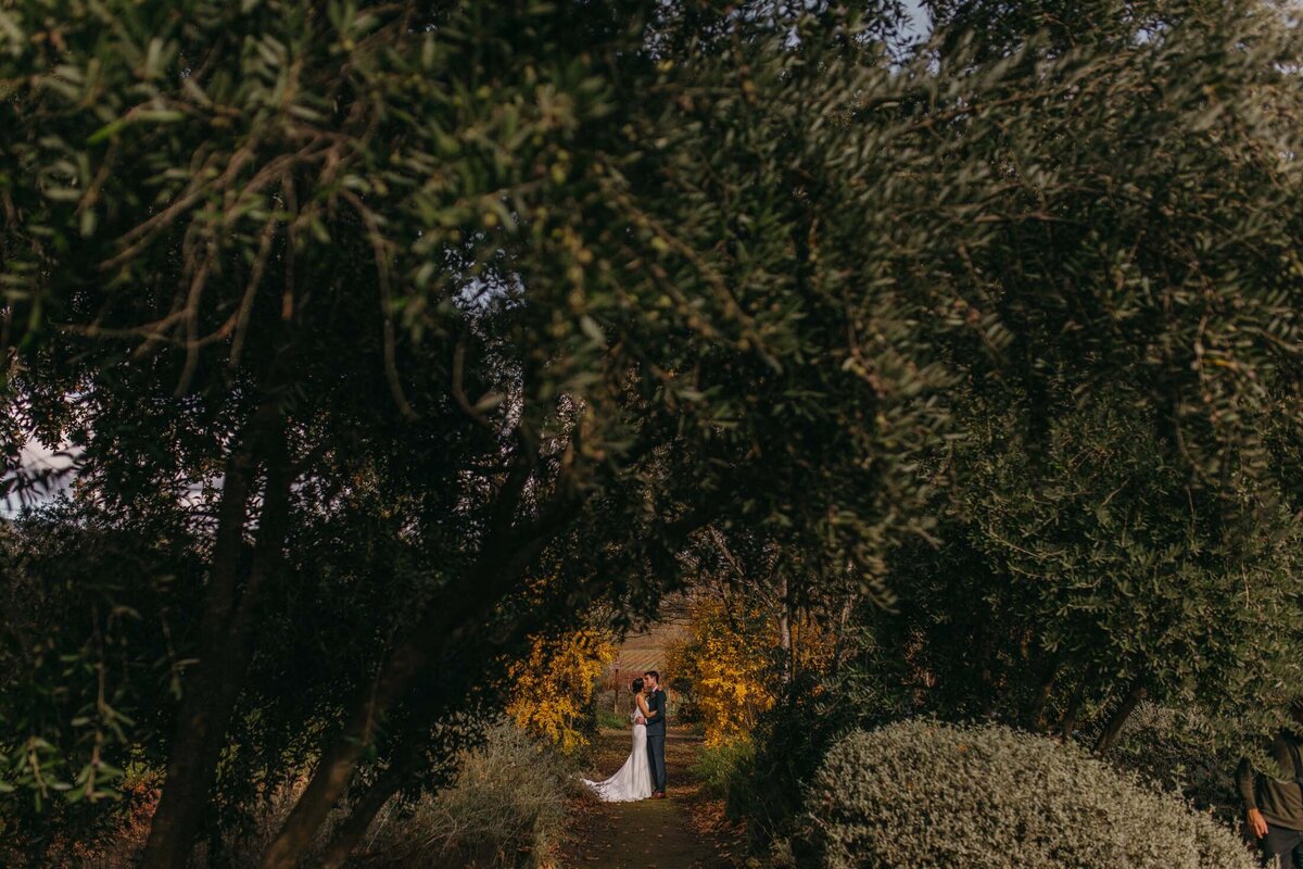 Campovida wedding portraits bride and groom