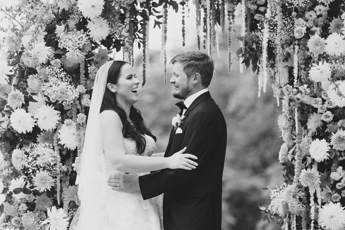 black and white wedding photography by Julie Wilhite Photography