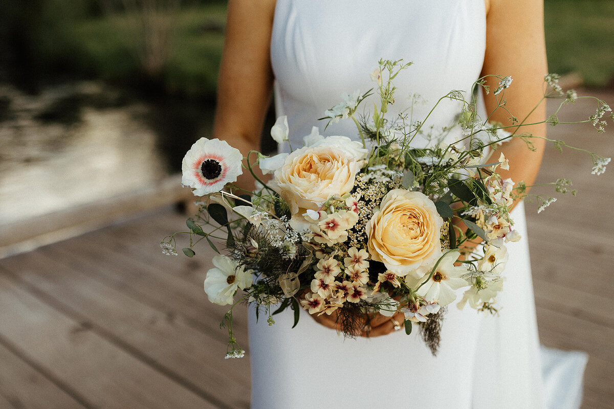 Ethereal and Organic Bridal Bouquet