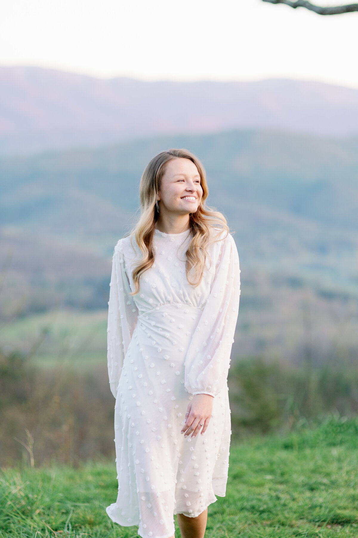 Alyssa and Craig Moutain Engagement - FootHills Parkway - East Tennessee Wedding Photographer - Alaina René Photogrphy-155