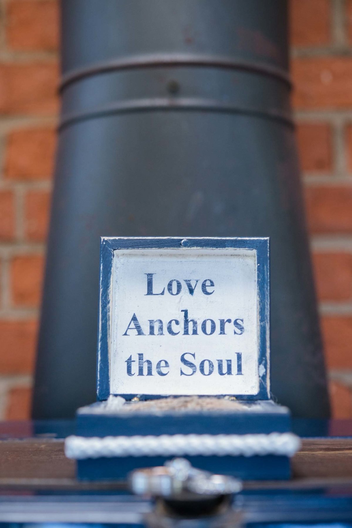 Love anchors the soul sign at The Ram's Head Inn