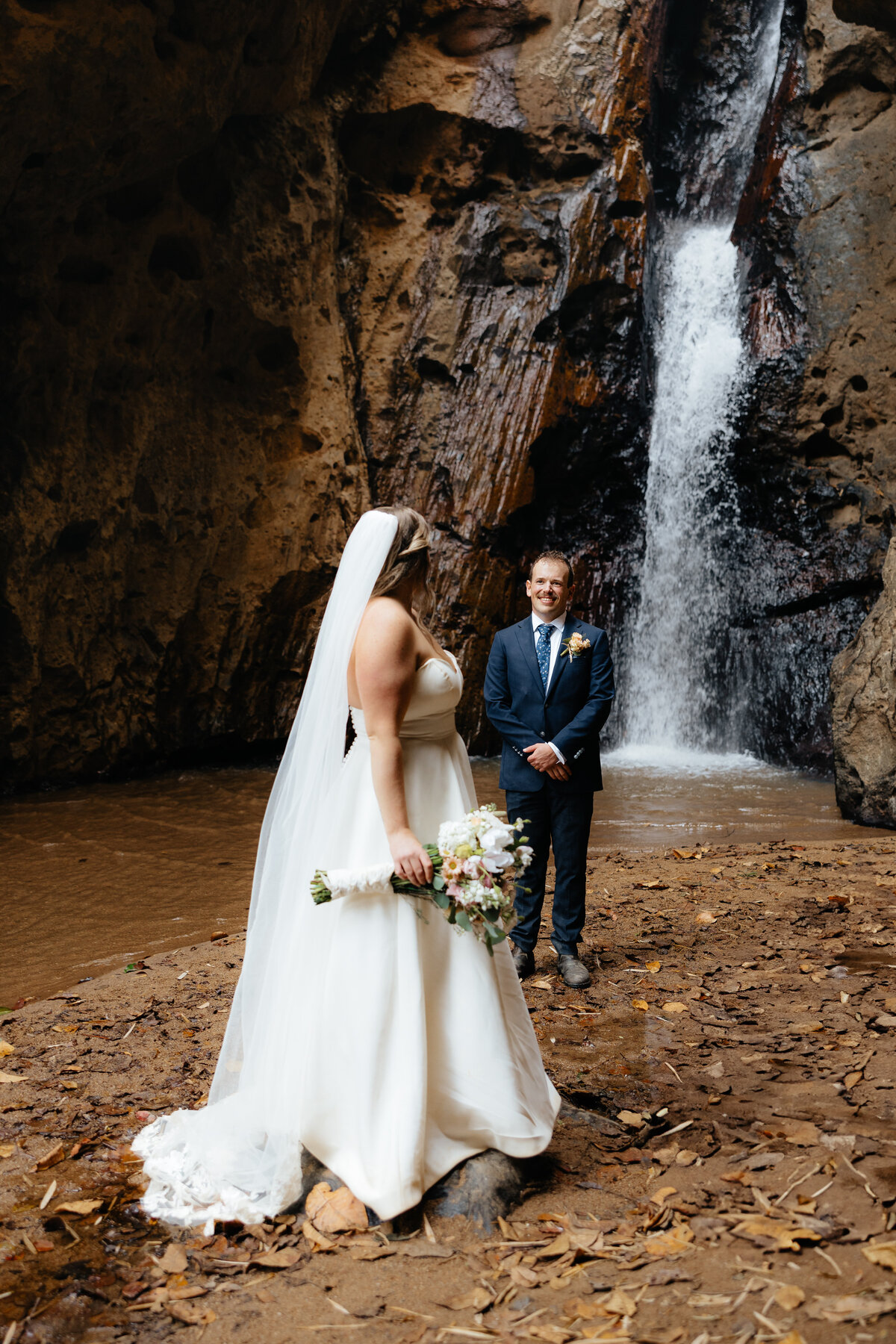 Lynzie and David - Waterfall-152