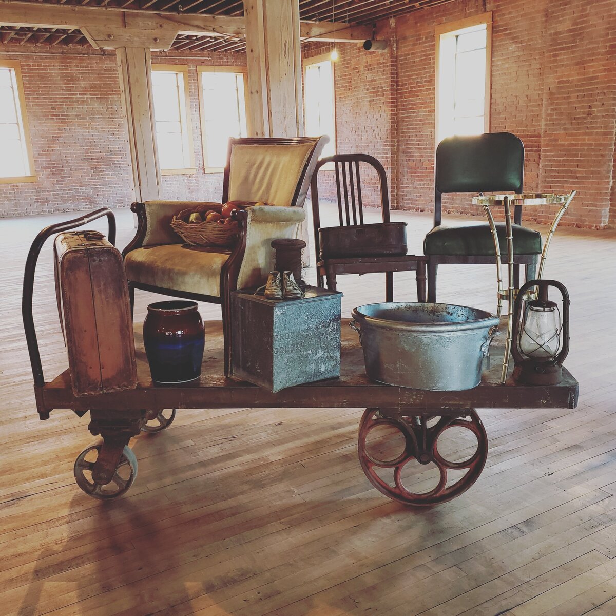 cart of furniture