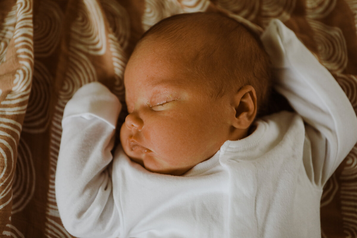At home newborn shoots, in the calm environment of your own home