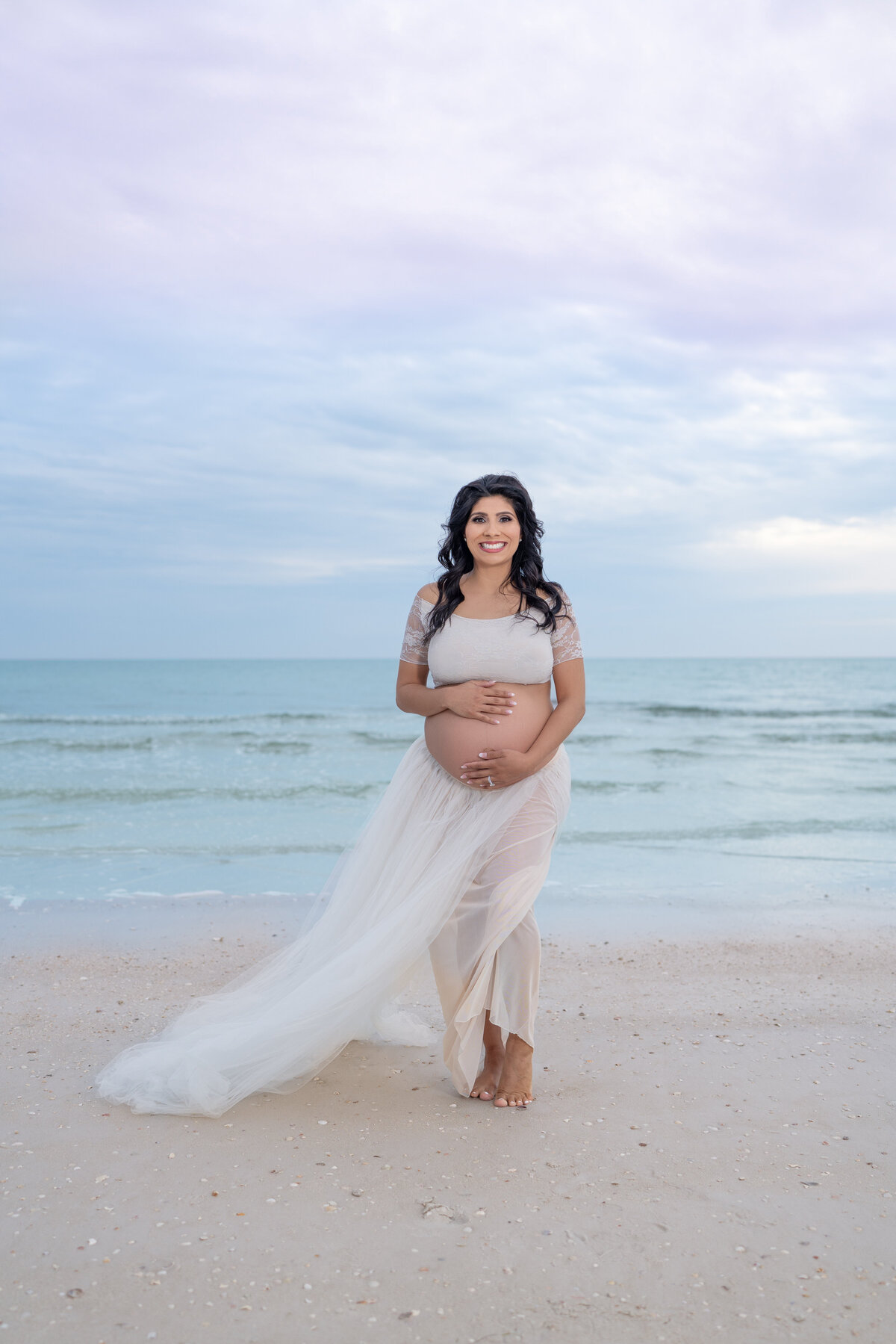 Clearwater Beach Maternity Photoshoot