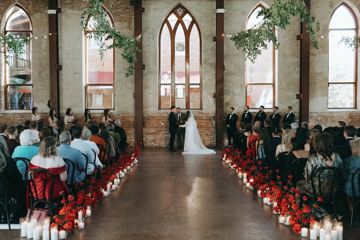 Jordan and Ian Romantic Red Rock and Roll Wedding Brooklyn Arts Center_0031