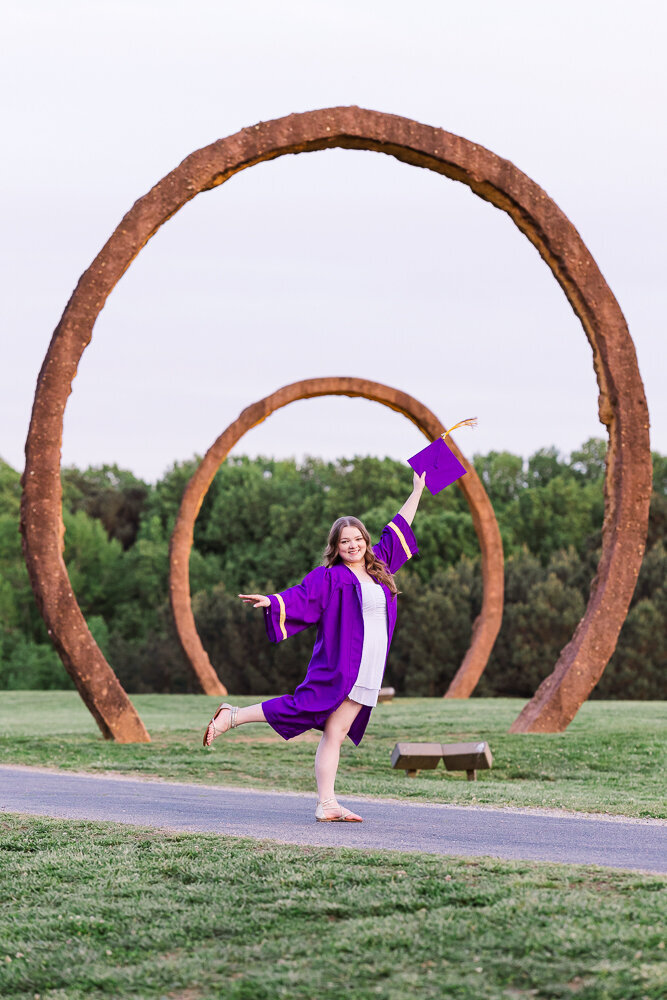 High School Cap & Gown Photography Raleigh NC-6