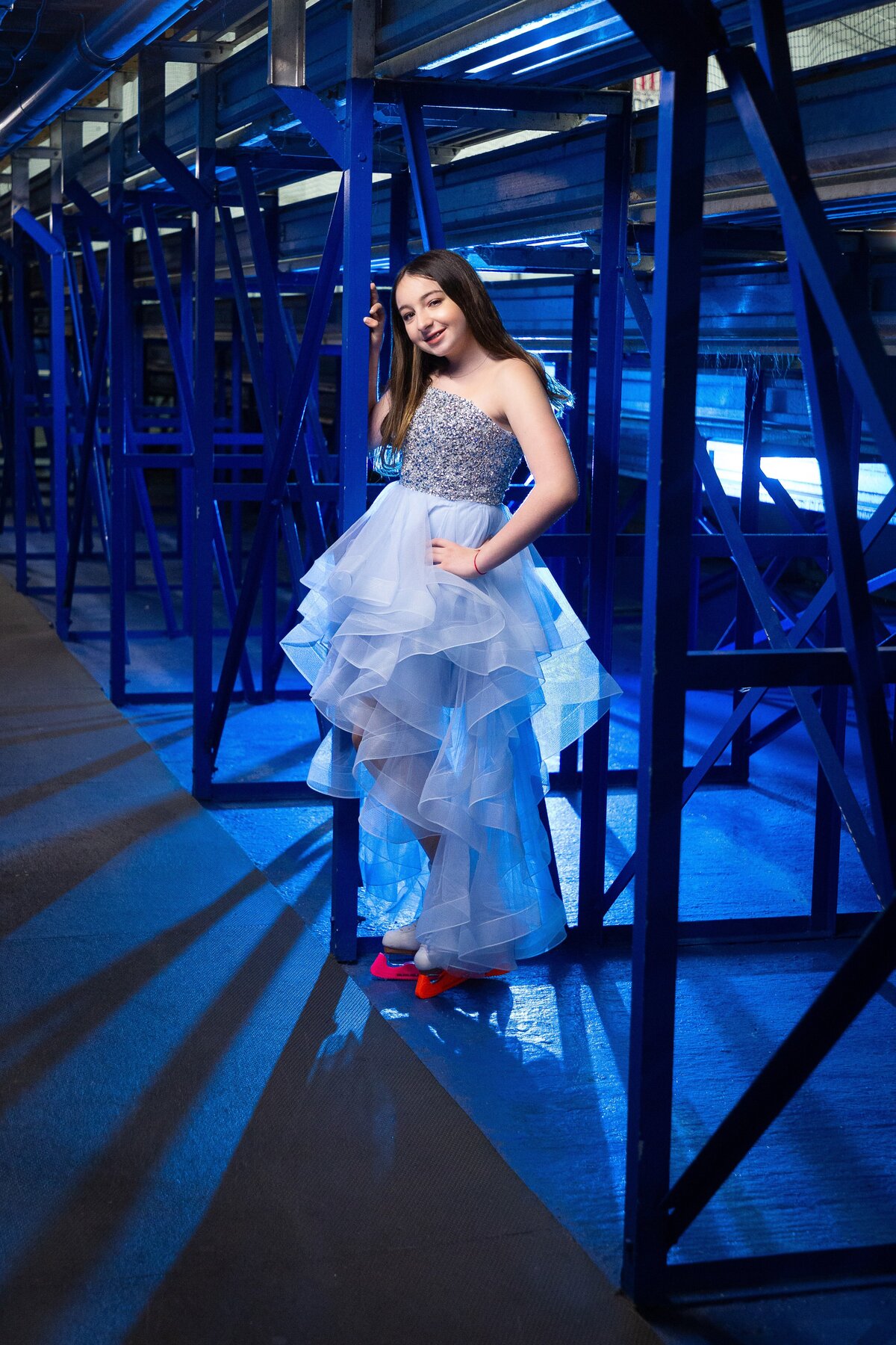 bat-mitzvah-girl-under-bleachers-jersey-ice-rink