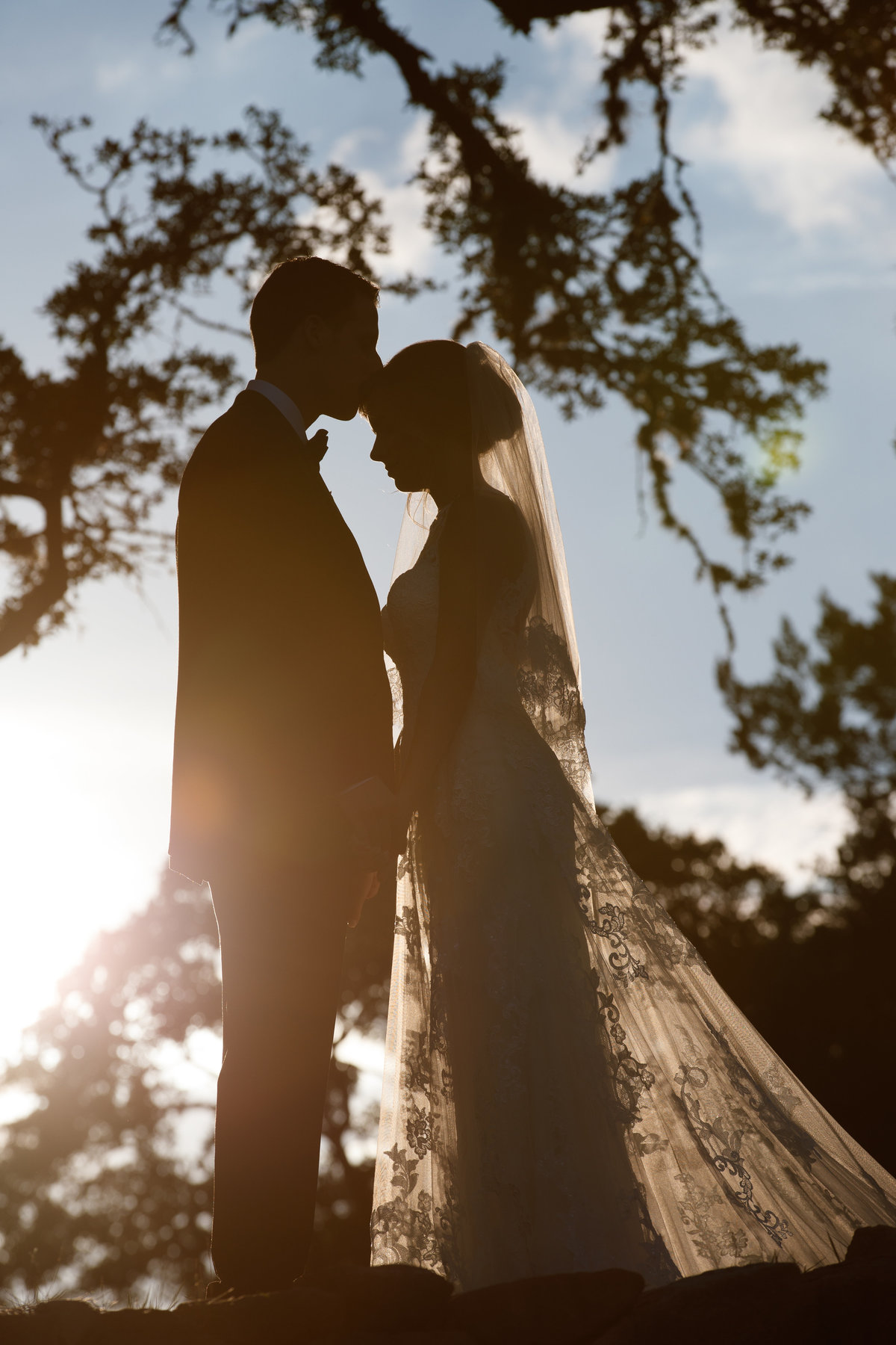 ivory oak austin wedding photographer 1521 Unit B Deer Lake Rd, Wimberley, TX 78676 bride groom sunset