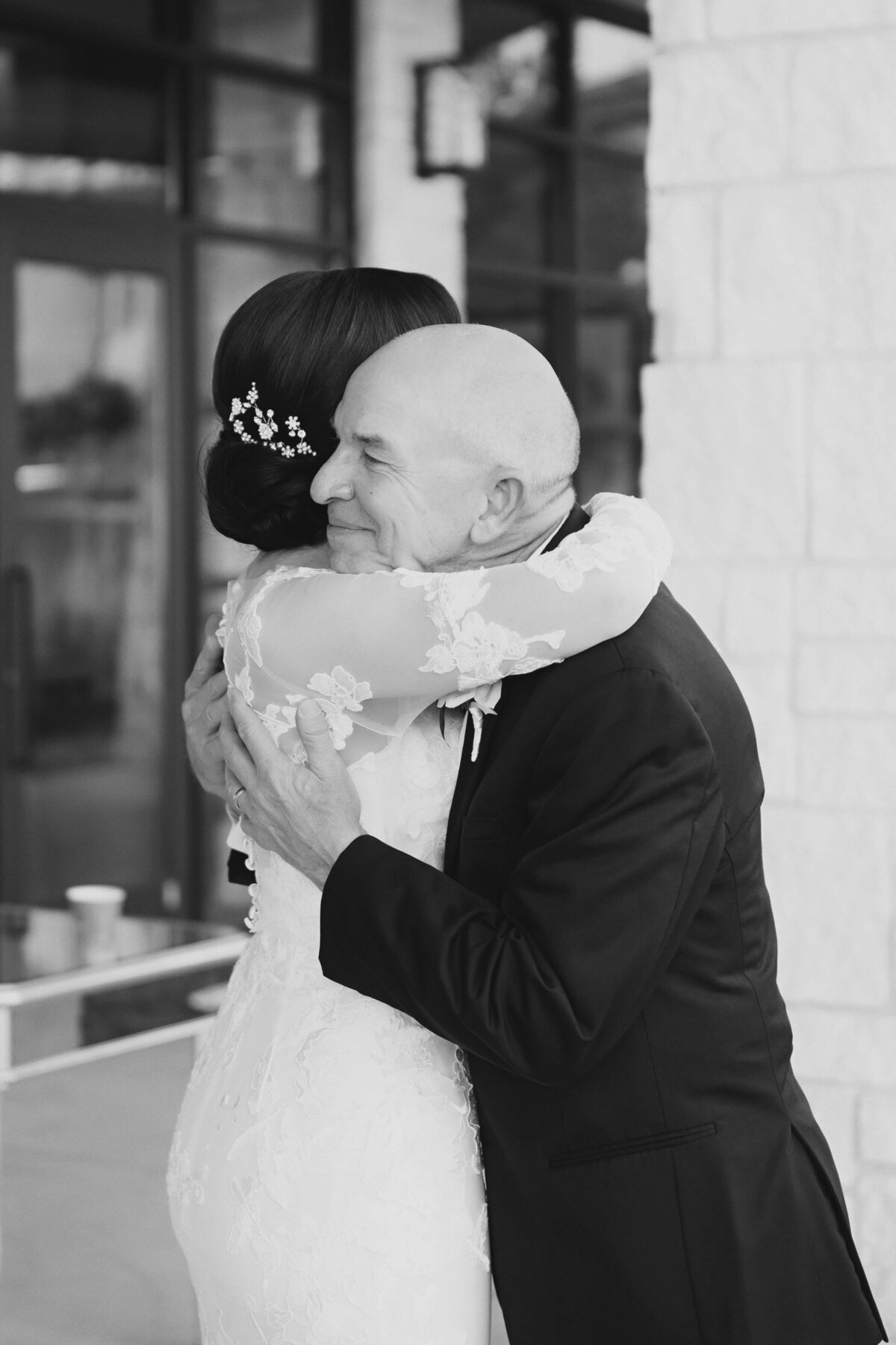 bride with her father