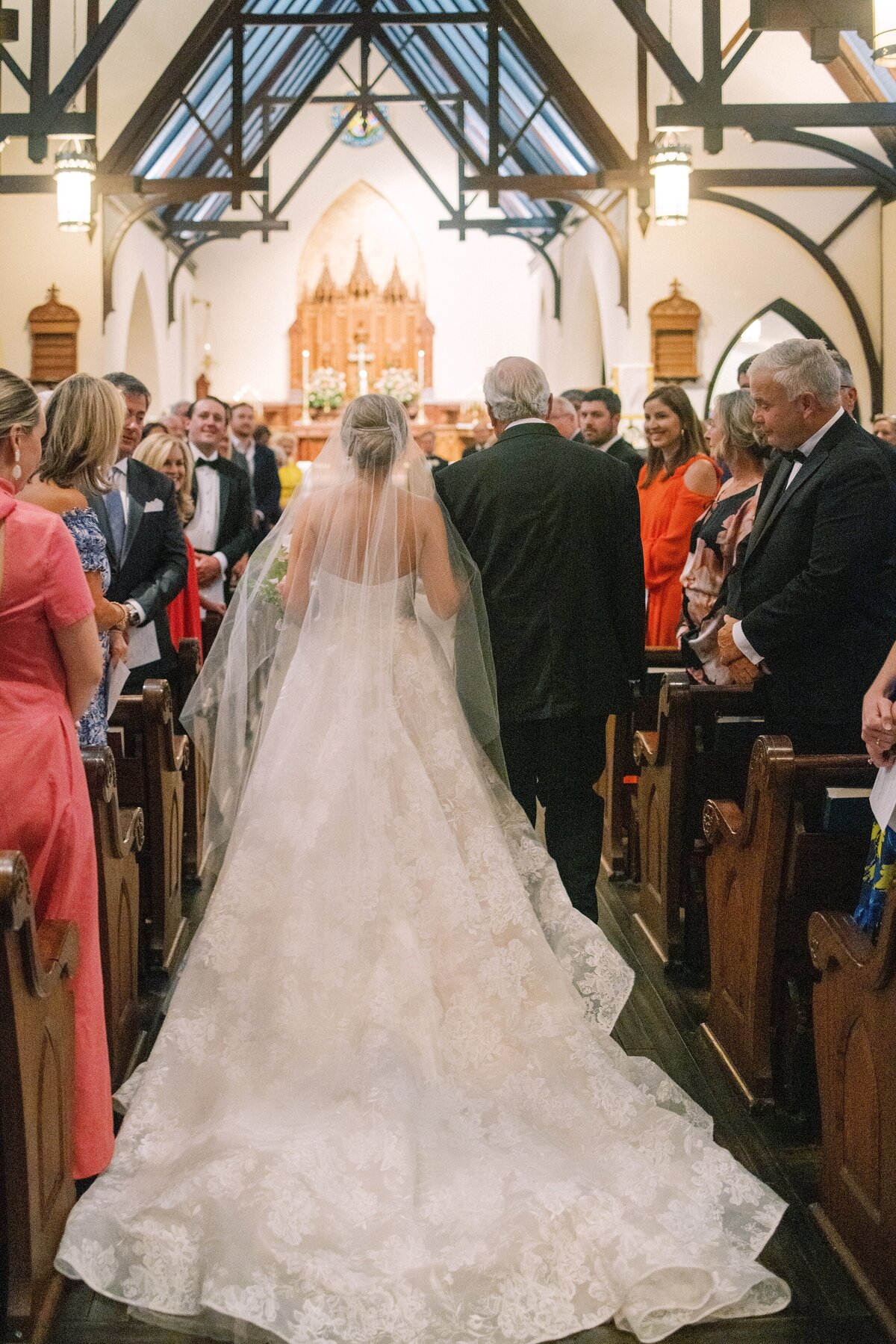 A wedding ceremony at St. John's Episcopal Church in Tallahassee, FL - 2