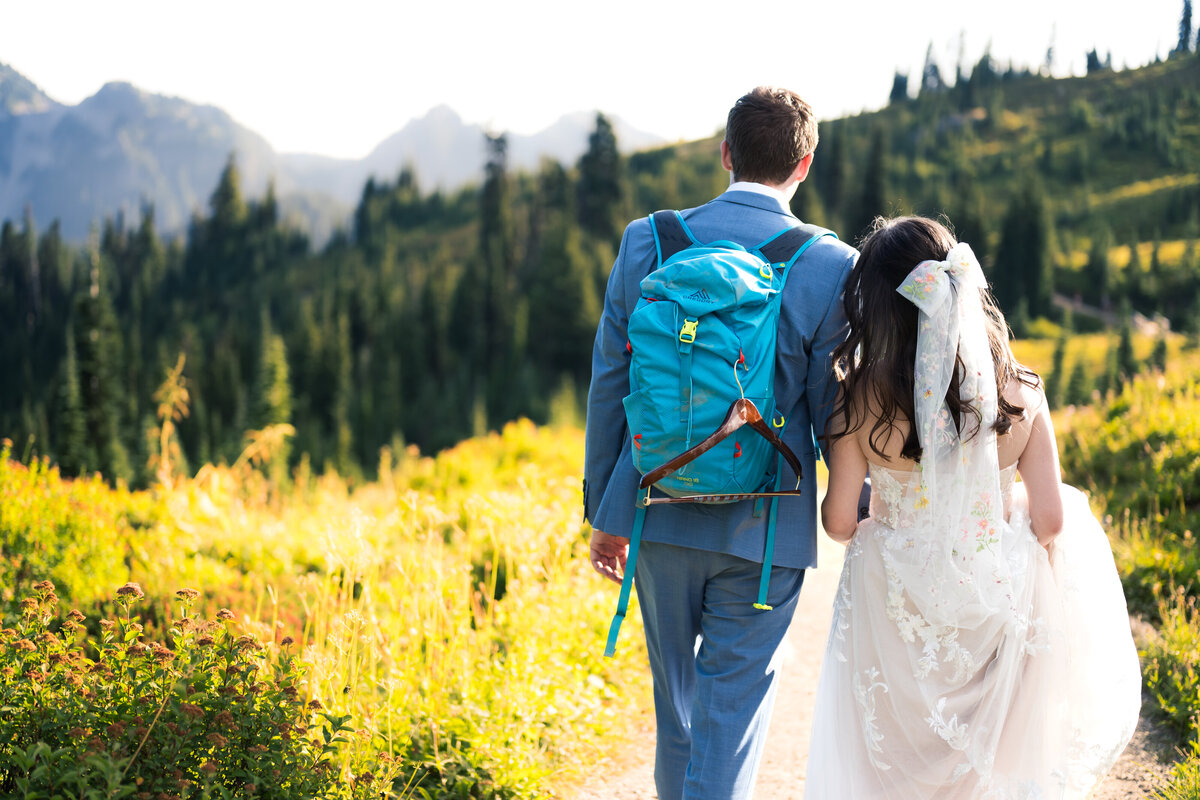 Mt Rainier National Park Elopement Photographer