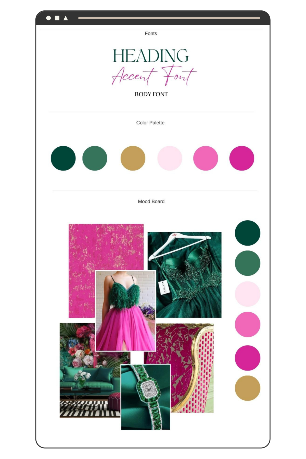 swd-green-gold-pink-style-guide