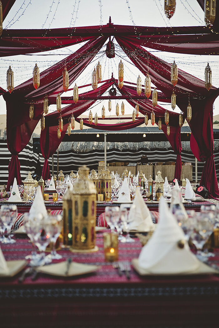 Luxury Destination Birthday Event Planner Dubai -desert tablescape
