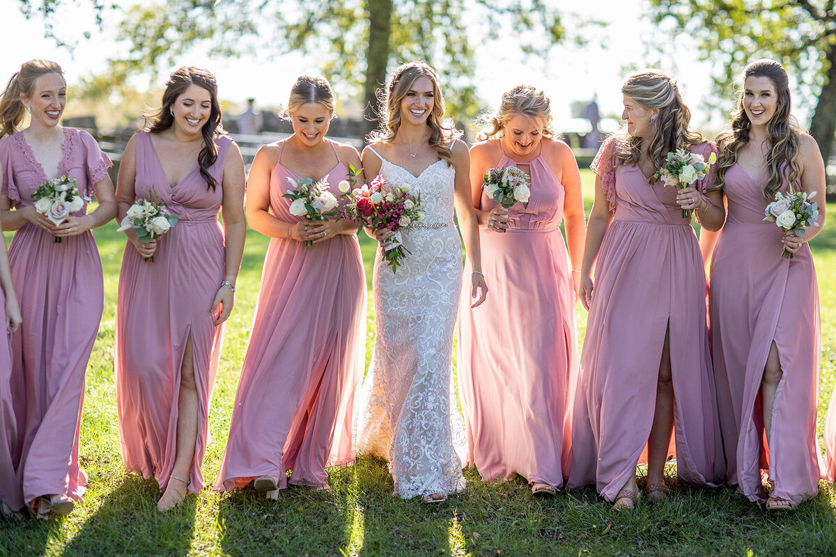 2 Dusty Rose Bridesmaids Dresses Nashville Wedding Planner