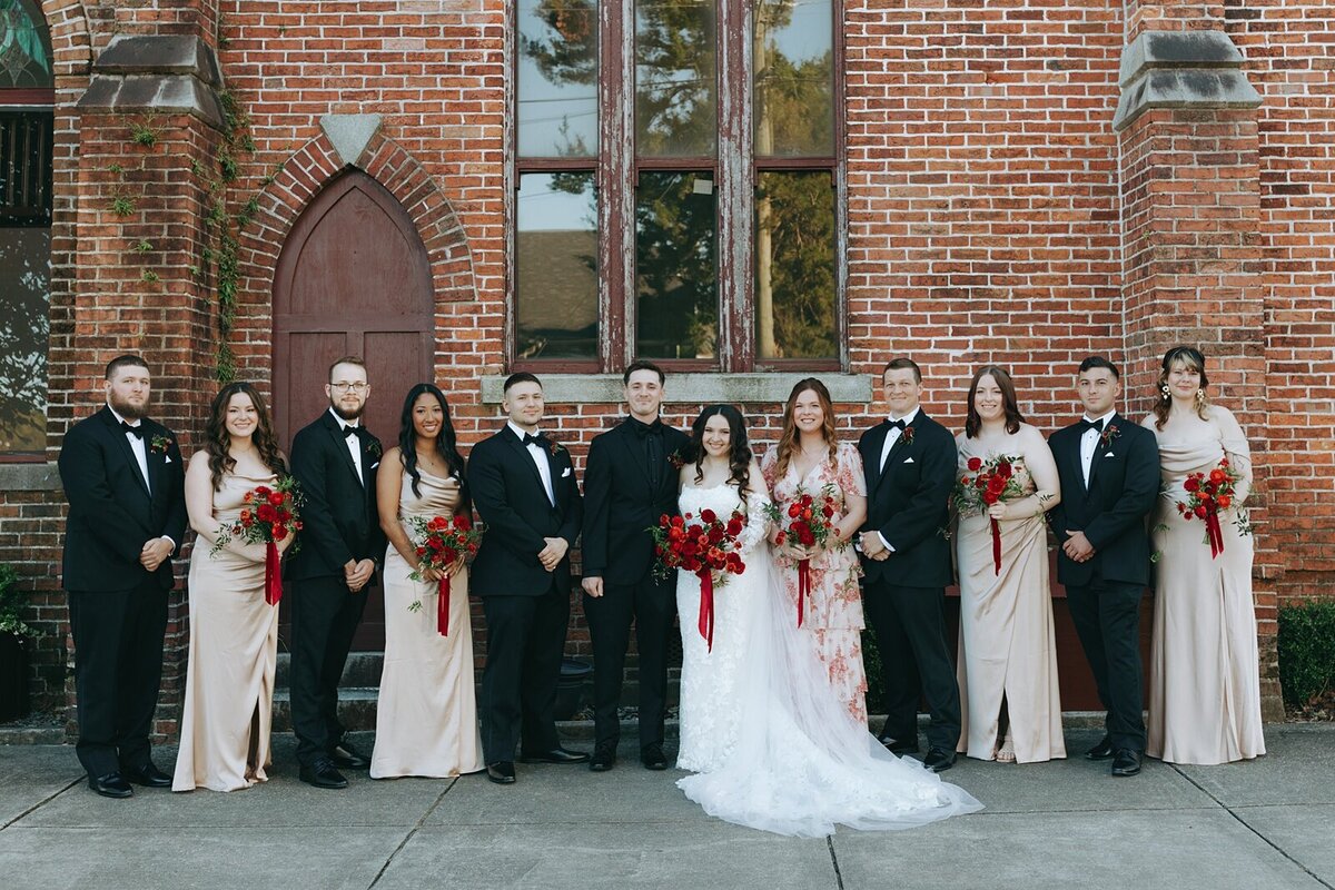 Jordan and Ian Romantic Red Rock and Roll Wedding Brooklyn Arts Center_0006