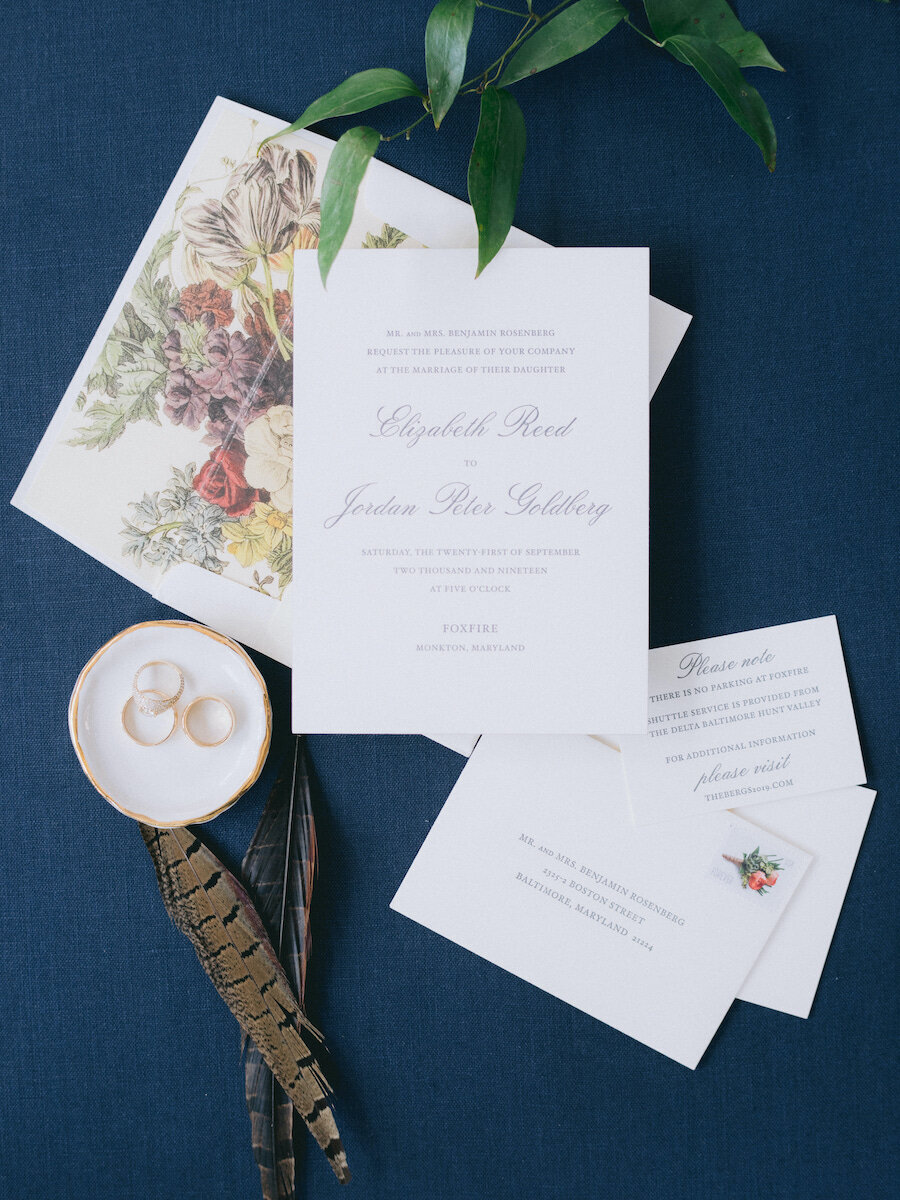Classic and Traditional Wedding Invitations Robert Aveau for © Bonnie Sen Photography
