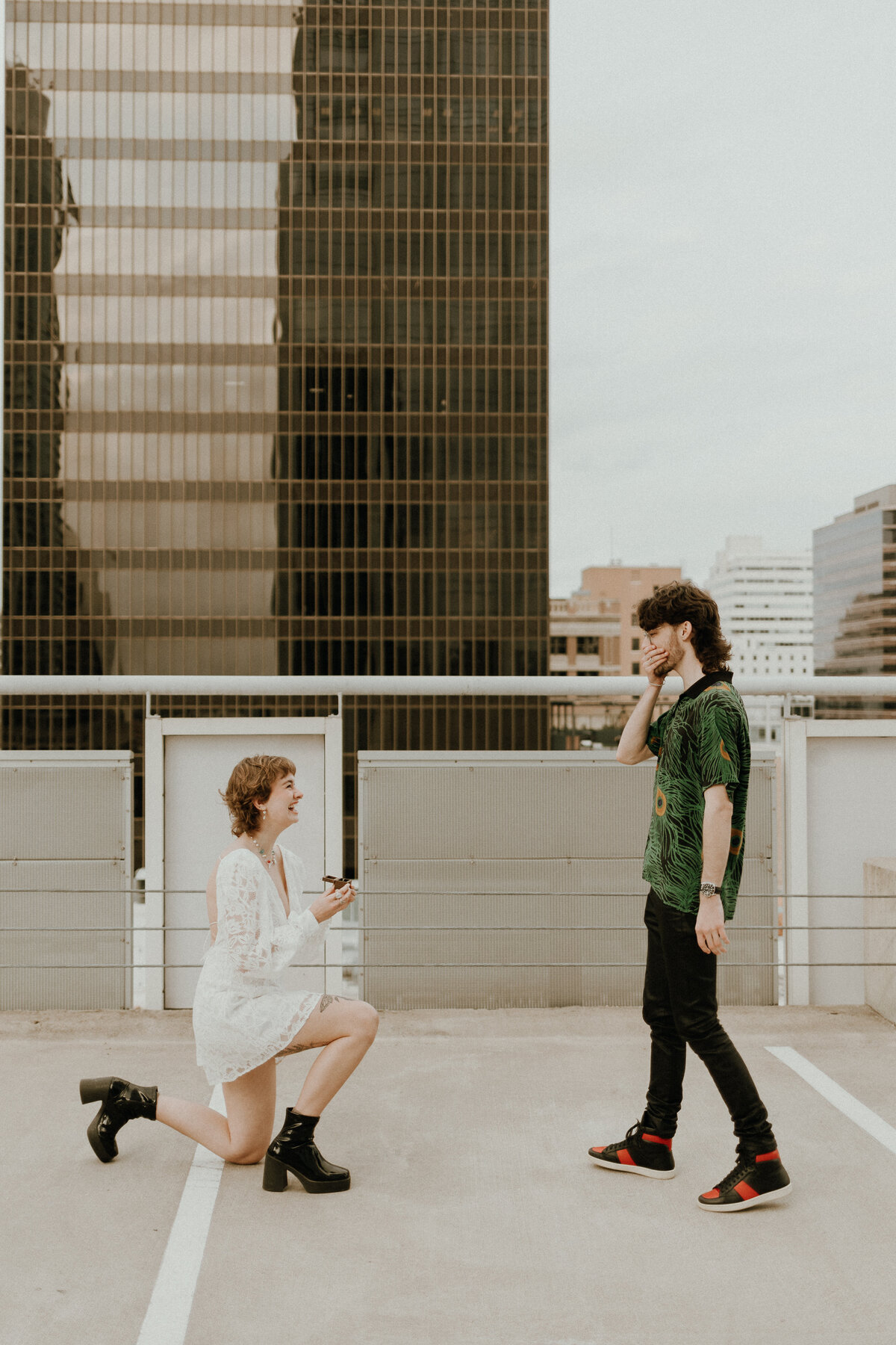 Downtown Austin Engagement - Anna + Ethan-30