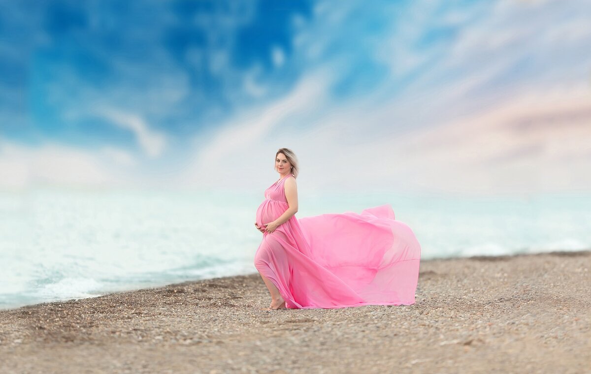 mentor headlands beach maternity photography