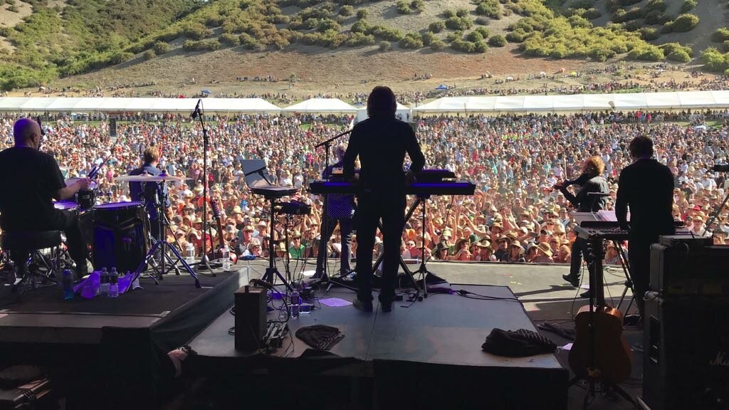 behind stage in NZ