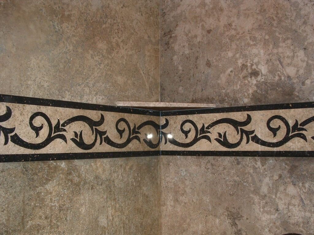 DT Shower trim Lining up