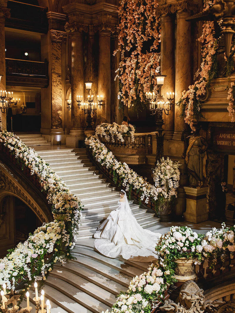 Luxury Destination Wedding Planner in Paris Opera Garnier Reception -4