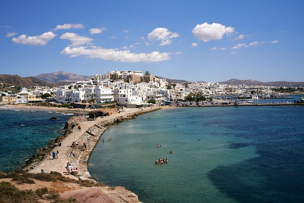Naxos from the Posidon Temple