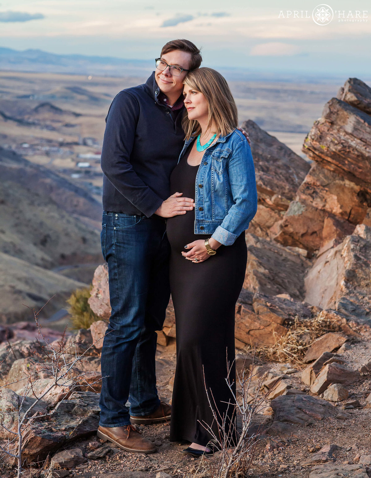 Denver Maternity Photographer at Lookout Mountain Golden Colorado