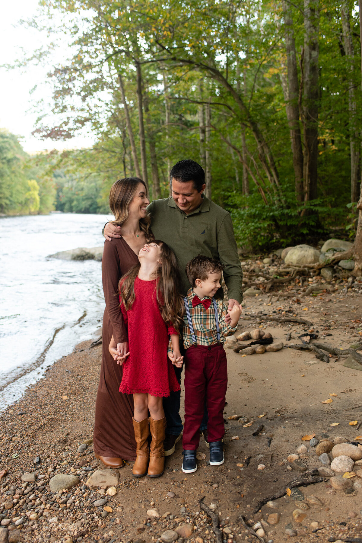 Sharon Leger Photography | Newborn and Family Photographer in CT | Collinsville Family Session Fall Sunset-3
