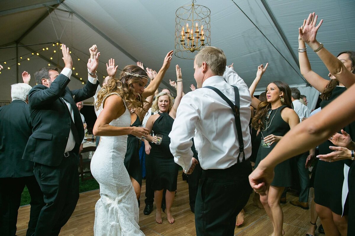wedding dance floor at Ritz tahoe
