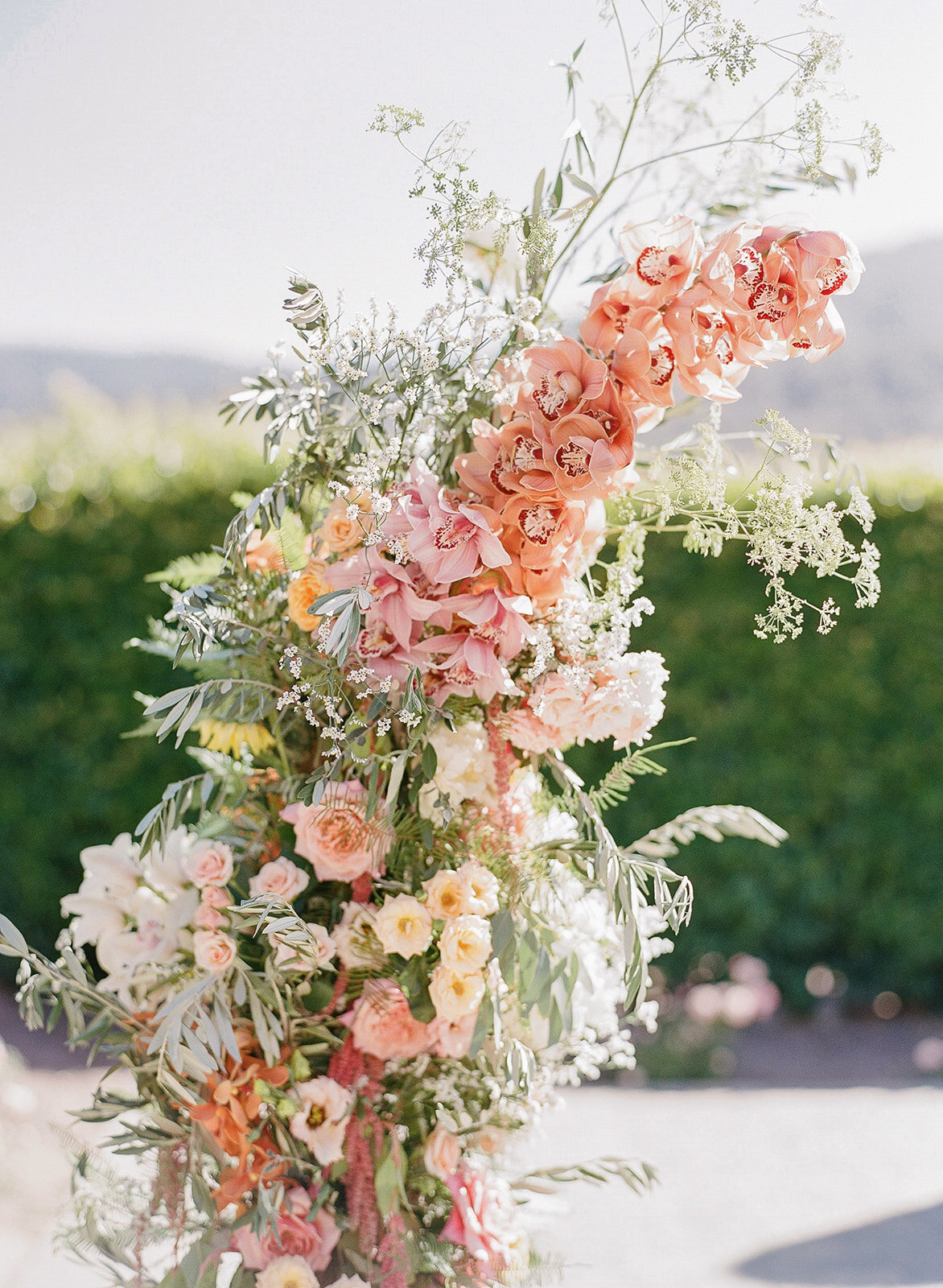 Bernardus Carmel Wedding ceremony arch