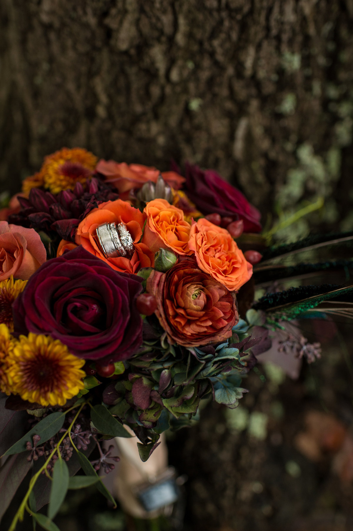 Detail shot of bouquet