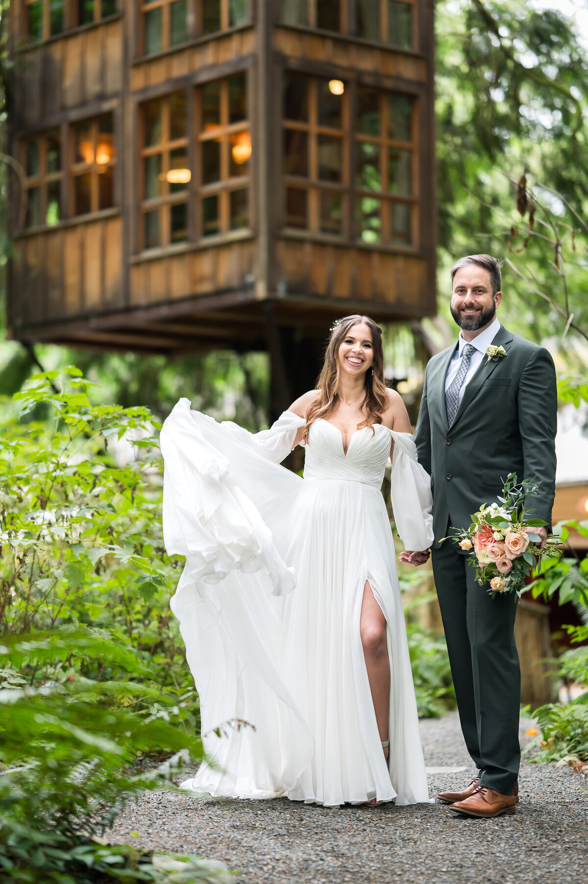 Treehouse Point Issaquah Washington Elopement and Wedding Photographer